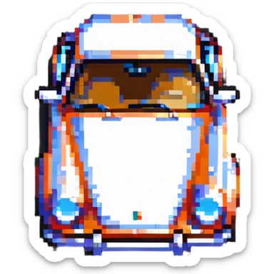 old Porsche car sticker