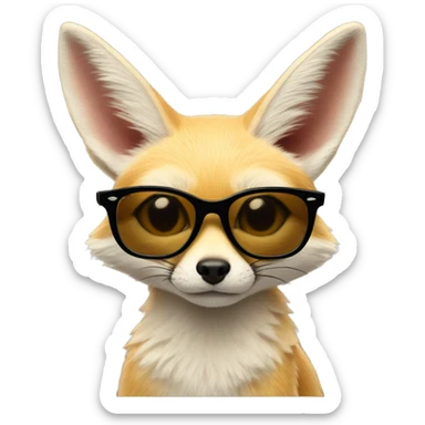 Fennec fox in Ray-Ban’s sticker