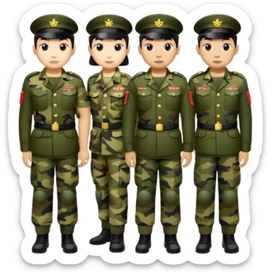 thai army sticker
