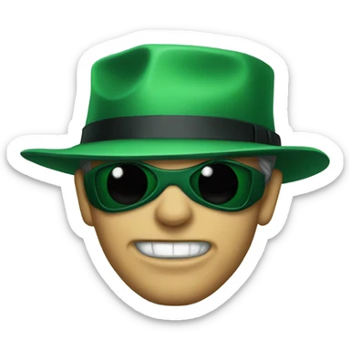 Green hornet sticker