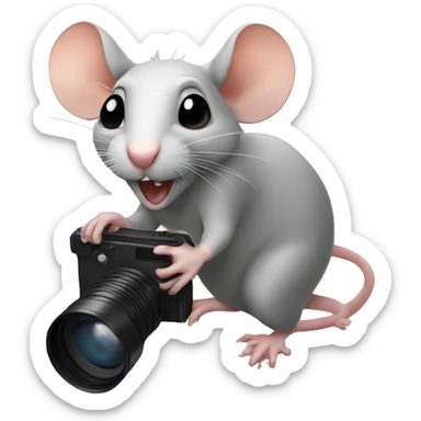 Rats taking a pic sticker