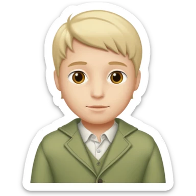 Pascal con ropita sticker