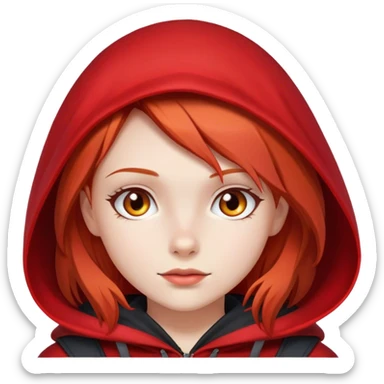 red riding hood sticker