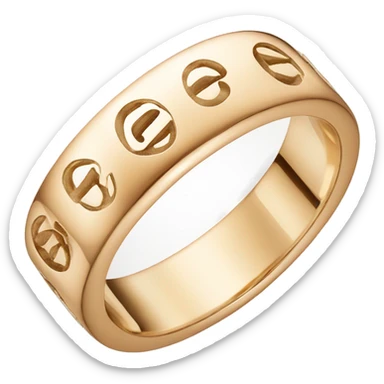 cartier love ring sticker