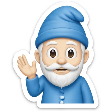 father smurf  sticker