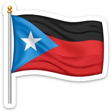 South yemen emoji flag sticker