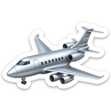 Un avion jet sticker