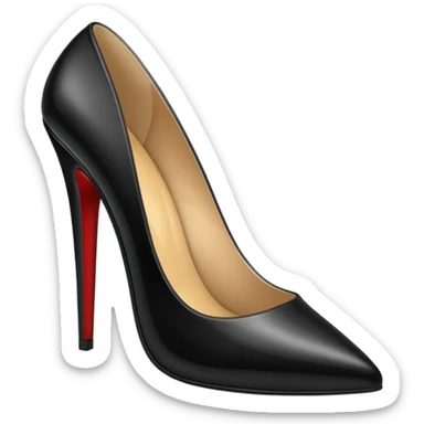 black heels sticker