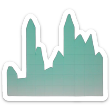 big Chart increasing sticker