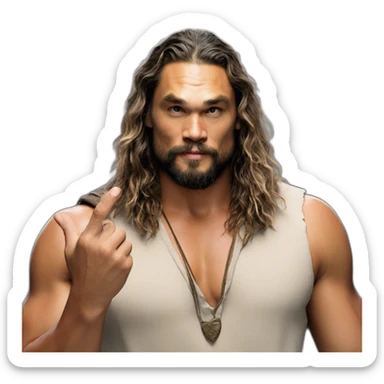 Jason Momoa sending kisses sticker