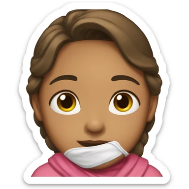 abrazo mama hija sticker