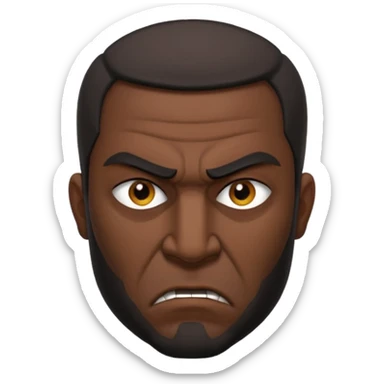 angry Iraqi, in profile sticker