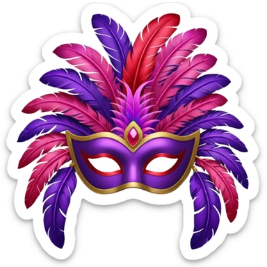 carnival-mas-costume,-red,-purple-and-pink-preferably,-full-costume-feathers-at-the-back- sticker