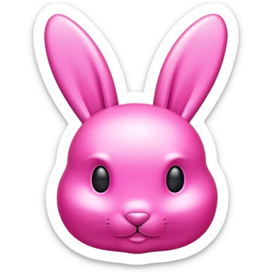 Y2K playboy bunny logo sticker