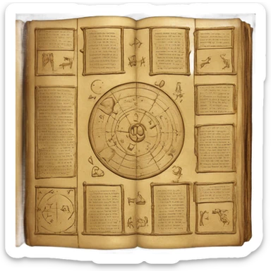 book of astrology sticker