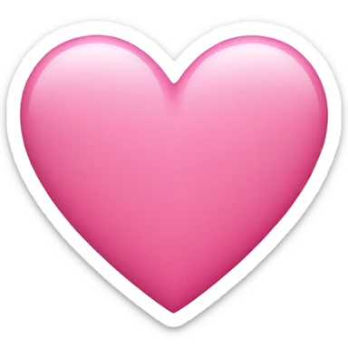 pink heart sticker