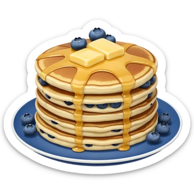 blueberry pancakes  sticker