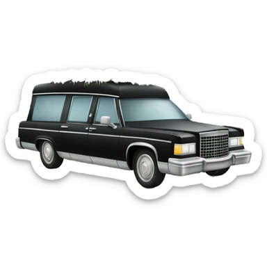 Hearse sticker