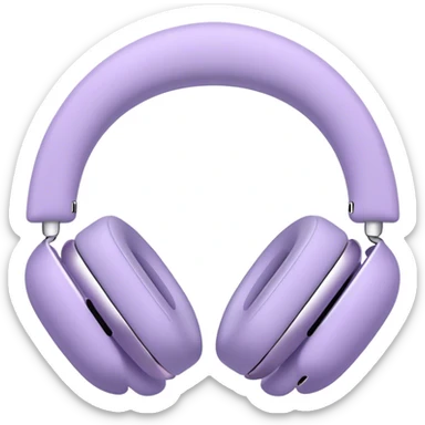 pastel purple airpods max sticker