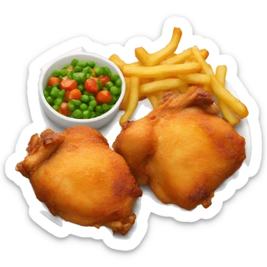 chicken thighs fried sticker