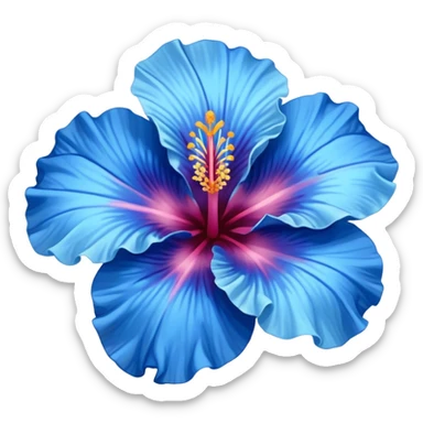 𝒃𝒍𝒖𝒆 𝒉𝒊𝒃𝒊𝒔𝒄𝒖𝒔🌺 sticker