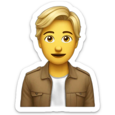 Qu'elle qu'un qui se sent vraiment triste  sticker