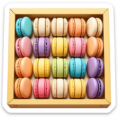 a box of macaron



















 sticker