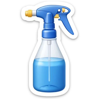 spray bottle, classic cleaning bottle sticker
