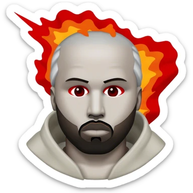 Yeezus album made by kanye west sticker