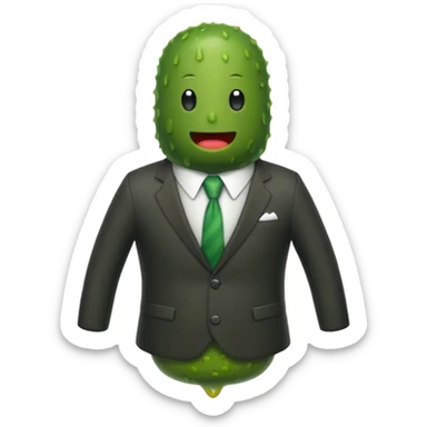 Finance pickle sticker
