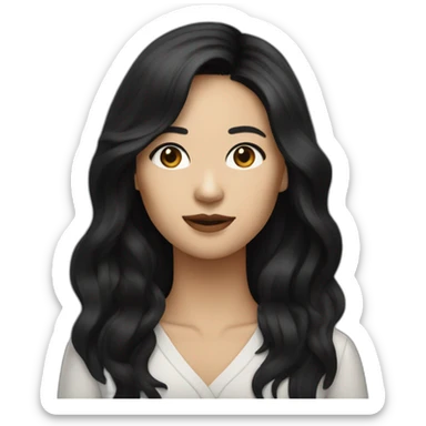 celine song director past lives Asian woman black hair sticker