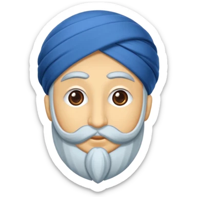 Yuvarlak bir mavi tik emojisi sticker