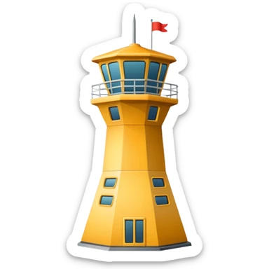 air traffic control tower sticker
