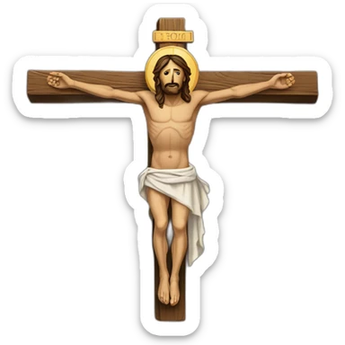 Jesús Crucificado sticker