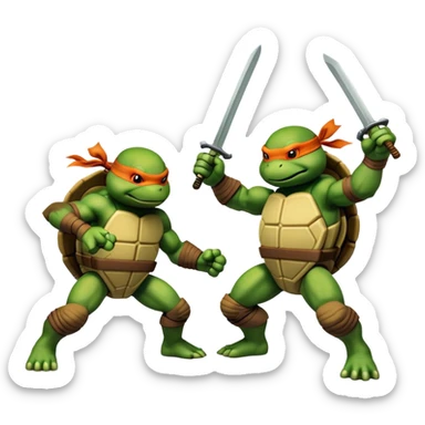 Ninja turtles sticker