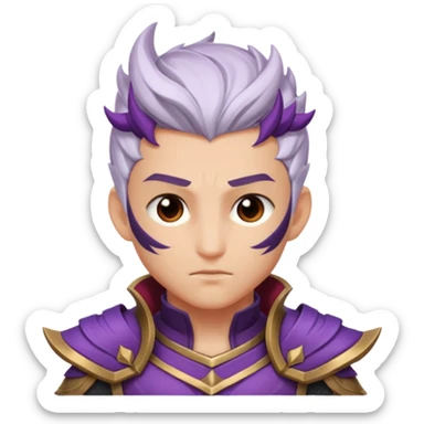 Varus from league of legends with clear custom and cute face sticker