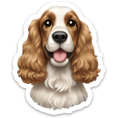 The Cocker Spaniel dog sticker