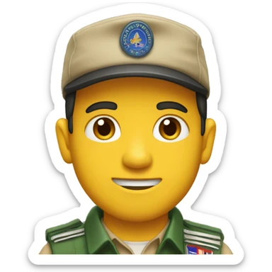 saludo scout sticker