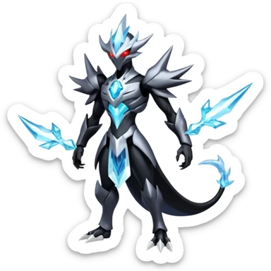 Scizor-Darkrai-Kyurem-fusion, full body sticker