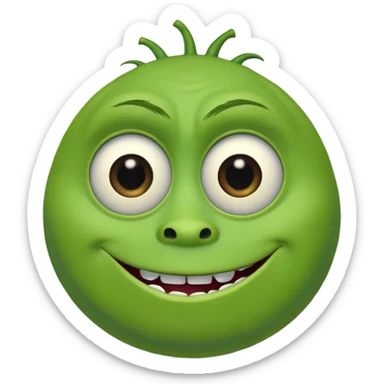 monsters inc mike sticker