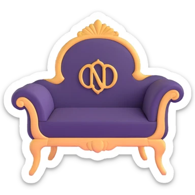 elegant furniture bazaar logo for Мебельный Базар store sticker