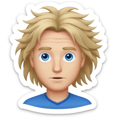 blown mond man sticker