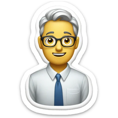 emojis about accounting and invoices and news as surprised sticker
