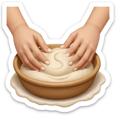 kneading sticker