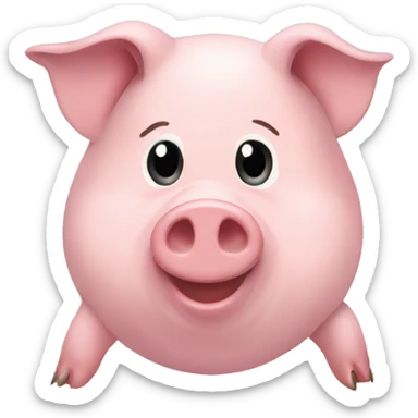 Pig aesthetic  sticker