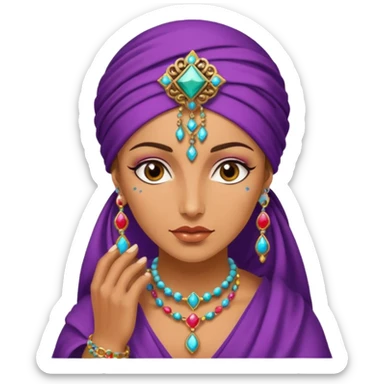 Mystic Gypsy Fortune Teller  sticker
