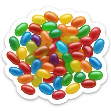 Jellybean sticker