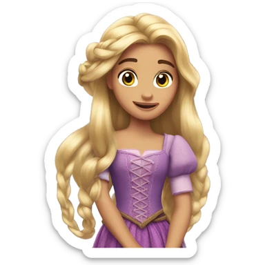 Rapunzel sticker