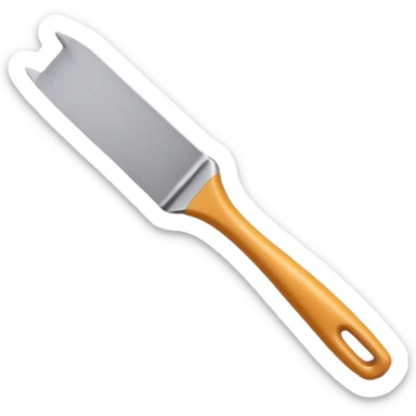 Plaster or concrete work, sculpting tools,  textured surface, minimalistic design, on a white background, no extra details. sticker