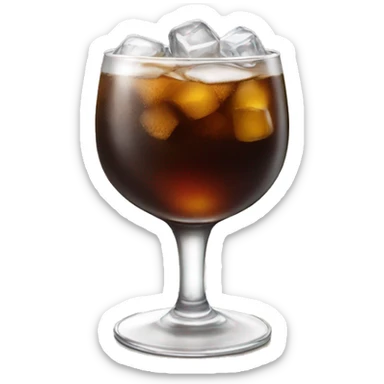 fernet con coca y hielo sticker